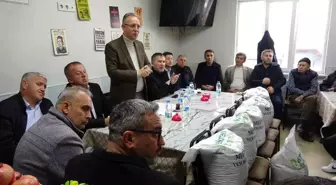 Tavşanlı'da ürericilere tohum ve gübre desteği