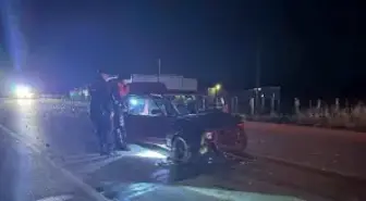 Bayramiç'te otomobille motorsiklet çarpıştı: 3 kişi yaralandı