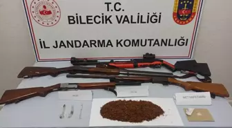 Bilecik'te uyuşturucu operasyonunda 2 şüpheli yakaladı