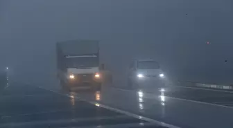 Bolu Dağı'nda sis etkili oldu