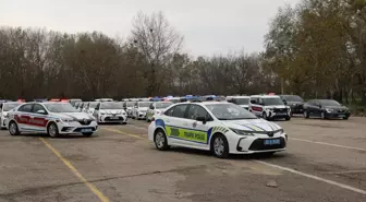 Edirne'de güvenlik birimlerine yeni araç takviyesi