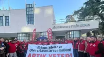 İzmir'de belediye işçilerinin eylemi 2'nci günde