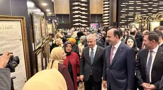 Konya'da 17. Altın Dokunuşlar Sergisi açıldı