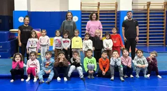 Muğla'da Anasınıfı öğrencileri cimnastikle spora ilk adım dedi