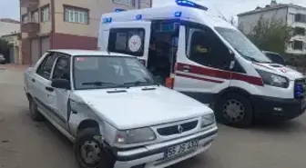 Samsun'da otomobille motosiklet çarpıştı, 2 kişi yaralandı