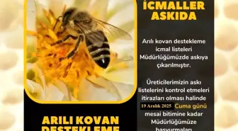 Söke'de arıcılara İcmal Listesi uyarısı
