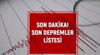 Tunceli'de deprem mi oldu? SON DAKİKA! 9 Aralık Tunceli'de az önce nerede deprem oldu?