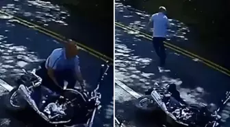 Yamaçtan kopan kayaların altından kalmaktan son anda kurtuldular