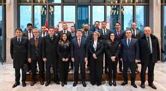 Bakan Tunç, Türkiye'nin Avrupa Konseyi Daimi Temsilciliği'ni ziyaret etti