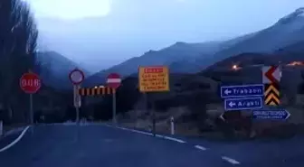 Bayburt'ta bazı köy yolları ve geçitler yoğun kar nedeniyle ulaşıma kapatıldı