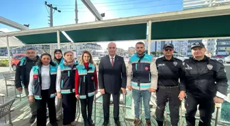 Çanakkale'de tütünle mücadele kapsamında esnaf ziyaretleri yapıldı