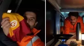 Galatasaraylı fanatik taraftardan ağızları açık bırakan hareket