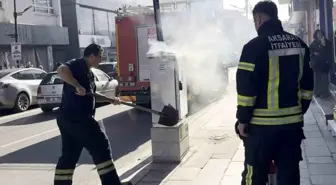 Elektrik panosundaki yangın paniğe neden oldu