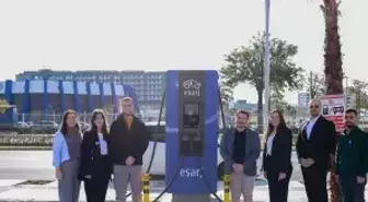 Eşarj, İzmir Aliağa'da yeni şarj istasyonunu açtı