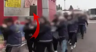 Fuhuş operasyonunda duvardaki yazılar şoke etti