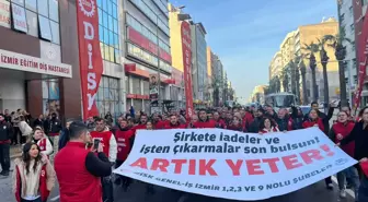 İzmir'de işçilerin eylemi 3'üncü günde devam ediyor