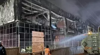 Kırıkkale OSB'de bir fabrikada çıkan yangın söndürüldü