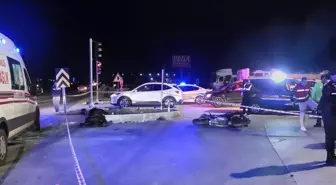Kırmızı ışıkta geçen TIR ile motosiklet çarpıştı: 1 ölü