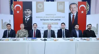 Mardin Valisi Tuncay Akkoyun muhtarlarla bir araya geldi