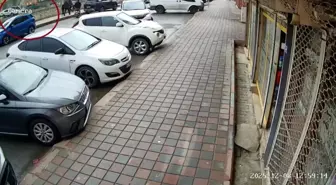 Siirt'te otomobilin kundaklanma anları güvenlik kameralarına yansıdı