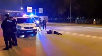 100 metre ilerideki üst geçidi kullanmadı canından oluyordu