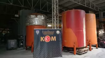 Afyonkarahisar'da 20 ton kaçak akaryakıt ele geçirildi