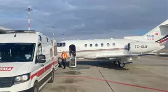 Ağrı'da yemek borusu gelişmeyen bebek ambulans uçakla Elazığ'a sevk edildi