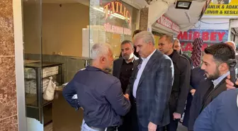 AK Parti Diyarbakır İl Başkanı Ömer İler, esnaf ve vatandaşları ziyaret etti