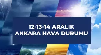 ANKARA HAVA DURUMU | 12 Aralık Cuma Ankara'da hava nasıl olacak? Ankara günlük ve 5 günlük hava durumu tahmini!
