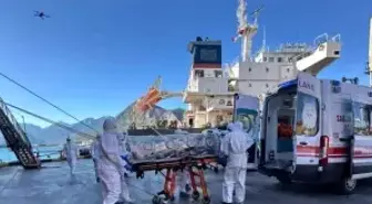 Antalya Limanı'nda uluslararası salgın tatbikatı