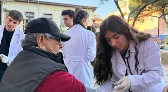 Aydın'da tıp fakültesi öğrencilerinden ücretsiz sağlık taraması