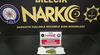 Bilecik'te üzerinde uyuşturucu bulunan şüpheli yakalandı