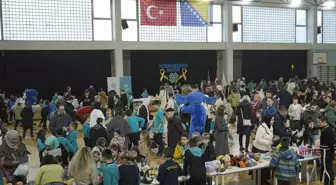 Bosna Hersek'teki Maarif Okullarındaki öğrenciler, kanserli çocuklar için kermes düzenledi