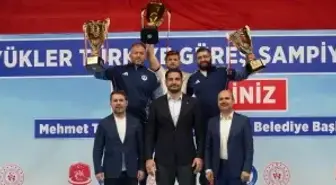 Büyükler Serbest Güreş Türkiye Şampiyonası sona erdi: Ankara ASKİ zirvede yer aldı