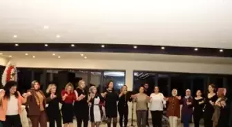 Çalışan kadınlar gönüllerince eğlendi