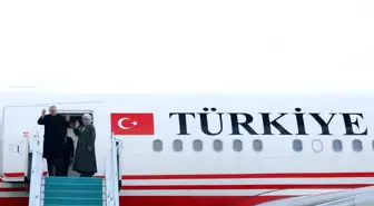Cumhurbaşkanı Erdoğan Türkmenistan'a gitti