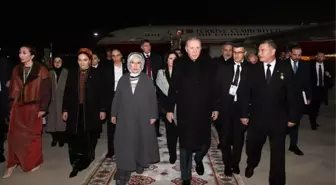 Cumhurbaşkanı Erdoğan Türkmenistan'da