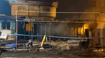 Diyarbakır'da hırdavat dükkanı alevlere teslim oldu