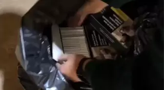 Efeler'de kaçak sigara operasyonu: 2 gözaltı