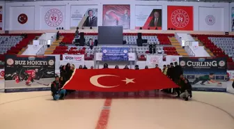 Erzurum'da Buz Hokeyi Kış Spor Oyunları'nın açılışı yapıldı