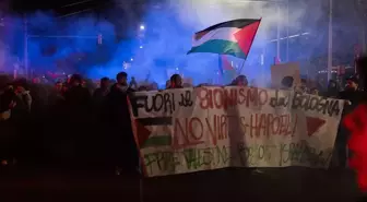 İtalya'da İsrail takımı Hapoel Tel Aviv protesto edildi