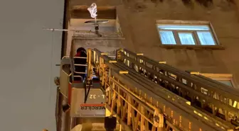 İtfaiye eve merdiven uzatarak girdi, çocuğun uyuduğu ortaya çıktı