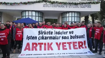 İzmir'de işçiler işbaşı ve sosyal hak eylemlerine devam ediyor