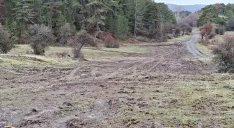 Karagöl Yaylası Kızak Şenliği için pist düzenlemesi yapıldı