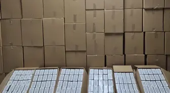 Kırşehir'de 1 milyon makaron ele geçirildi