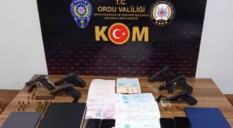 Ordu'da tefecilik operasyonunda 1 şüpheli tutuklandı