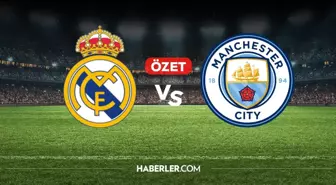 Real Madrid Manchester City maç özeti ve golleri! (ÖZET) Real Madrid Manchester City kaç kaç bitti, golleri kim attı?