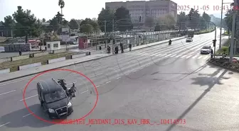 Samsun'da kazalar kameralarda