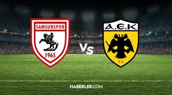 Samsunspor AEK hangi kanalda? Samsun AEK maçını hangi kanal veriyor, nerede izlenir?