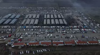 Şap hastalığı tedbirleri kapsamında geçici kapatılan Şarkışla Canlı Hayvan Pazarı yeniden açıldı